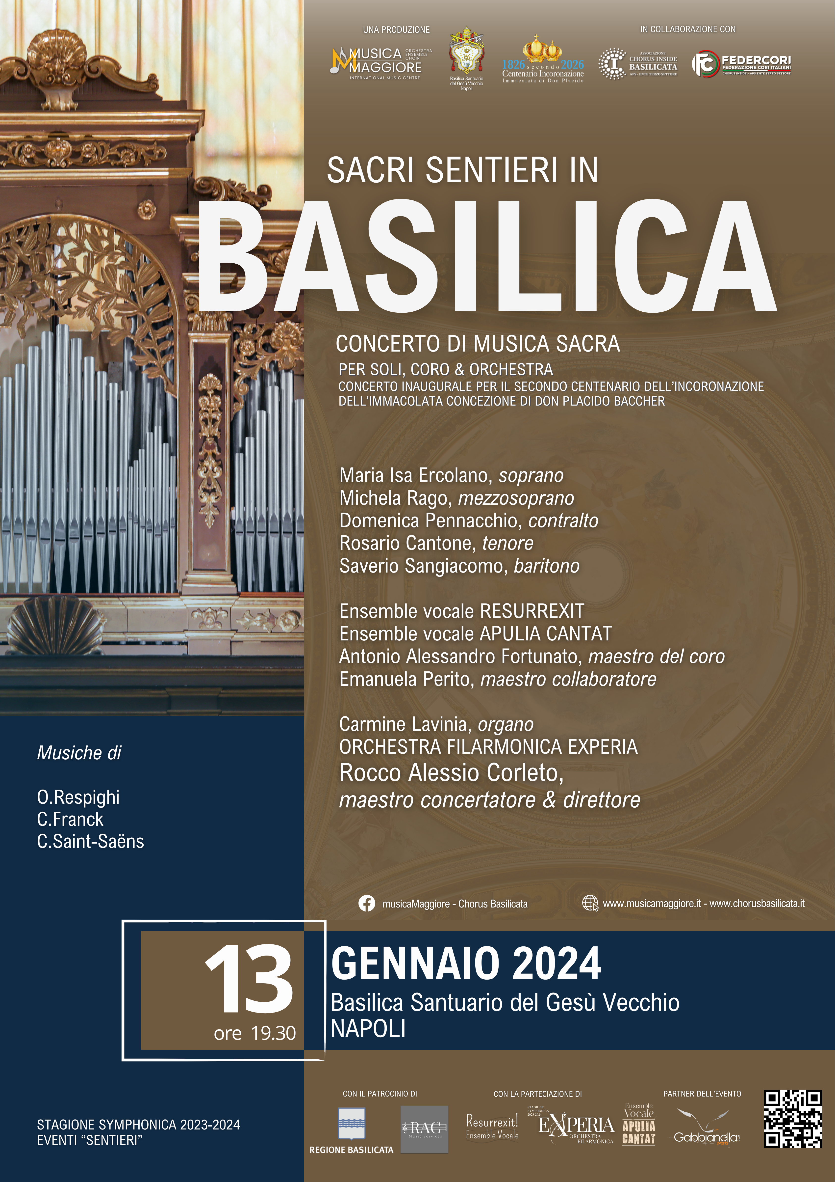 Sacri Sentieri in Basilica – 13 gennaio 2024 a Napoli