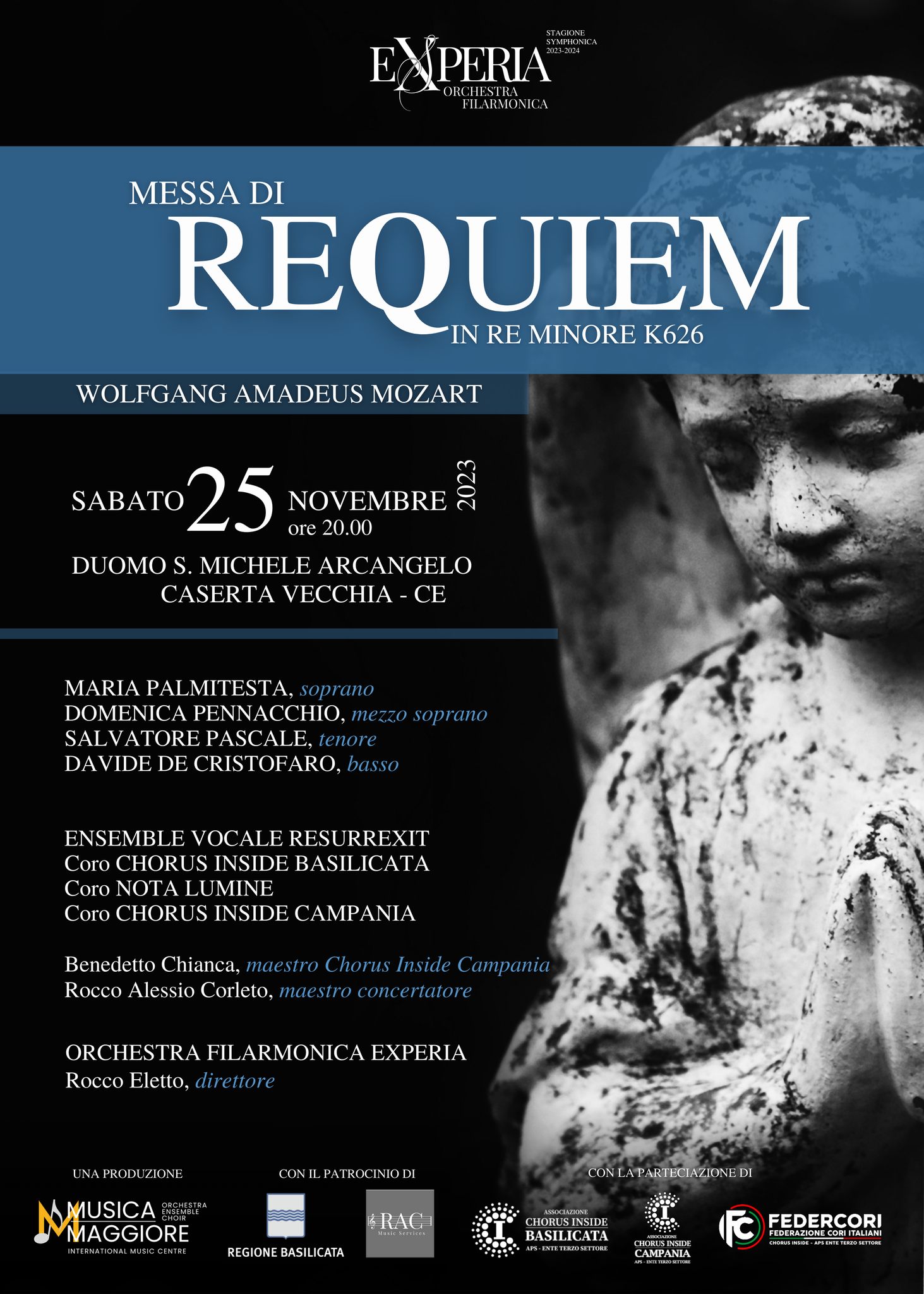 Requiem di Mozart – 25 Novembre Caserta Vecchia