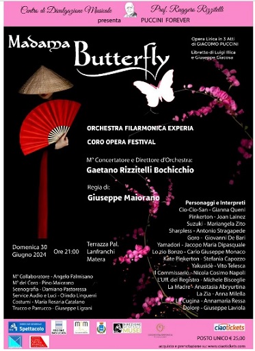 Madama Butterfly – G.Puccini – 27/28/30 Giugno 2024