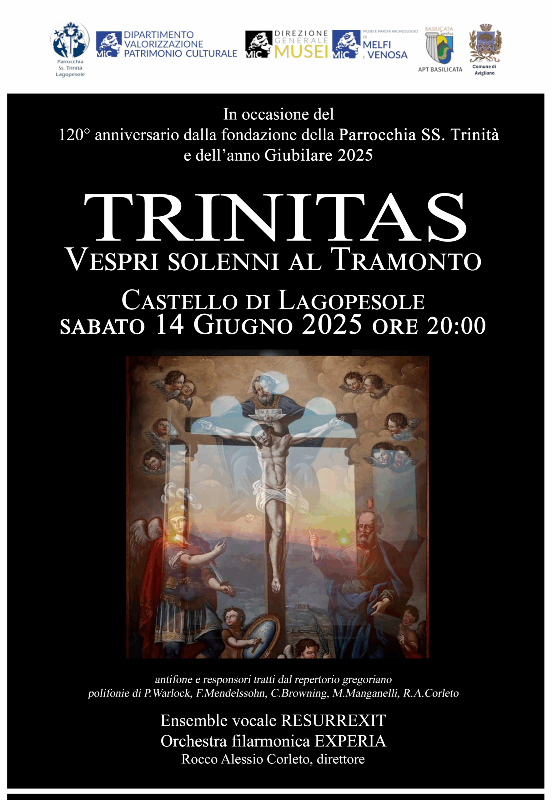 TRINITAS Vespri al Castello – 14.06.2025 Castello di Lagopesole