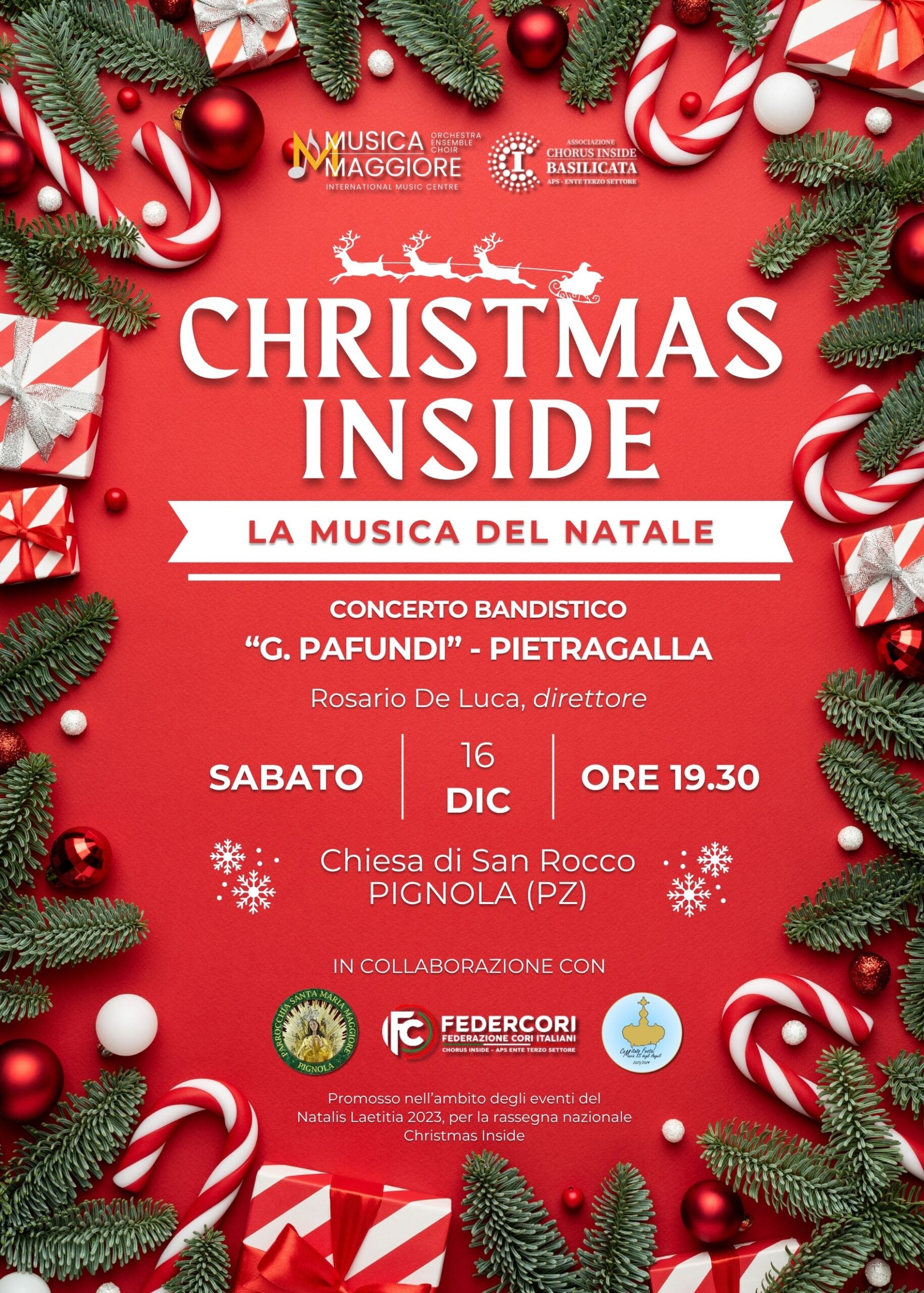 CHRISTMAS INSIDE, LA MUSICA DEL NATALE 16 dicembre 2023