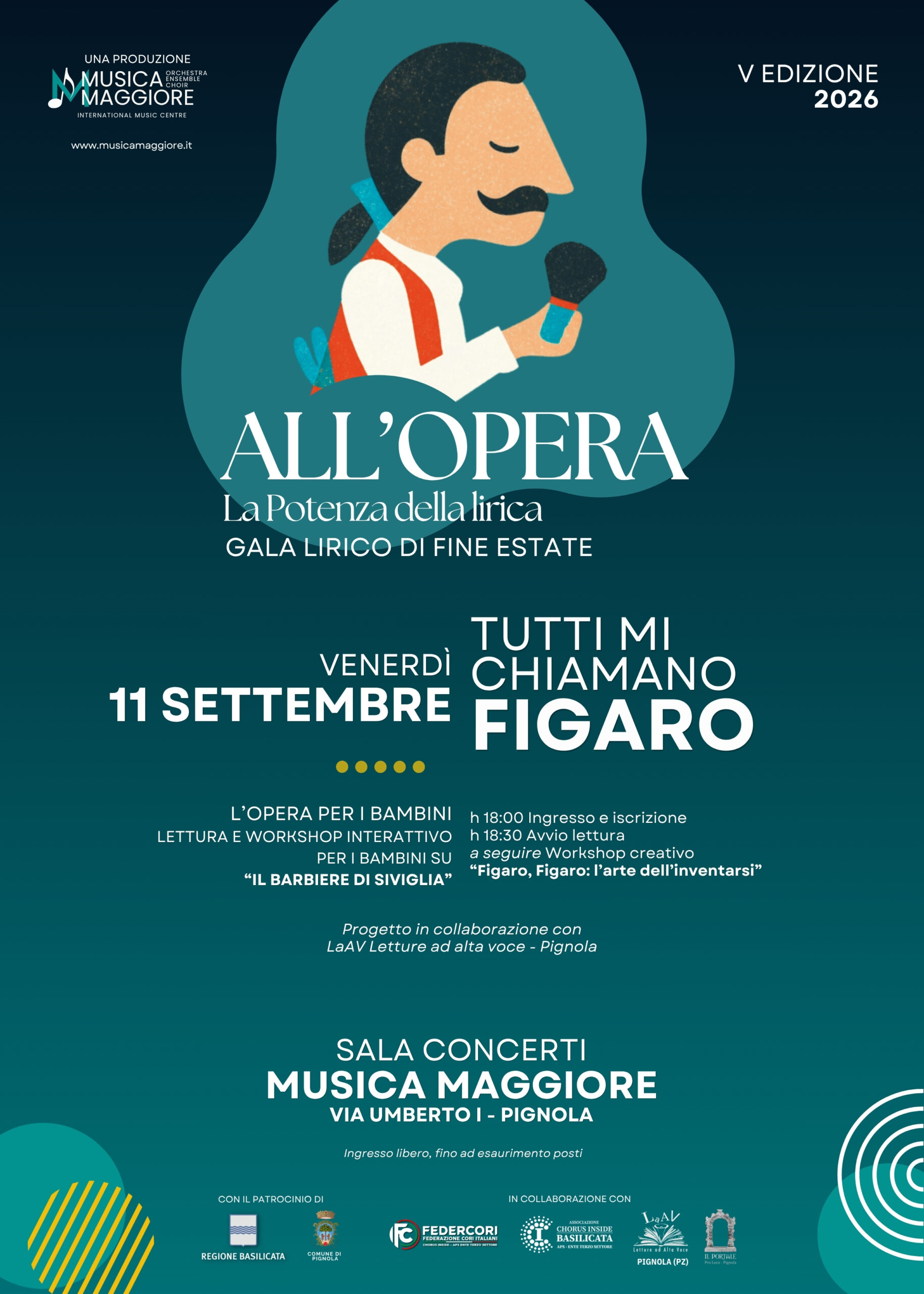 “Tutti mi chiamano Figaro” – 11 Settembre 2026 ALL’OPERA